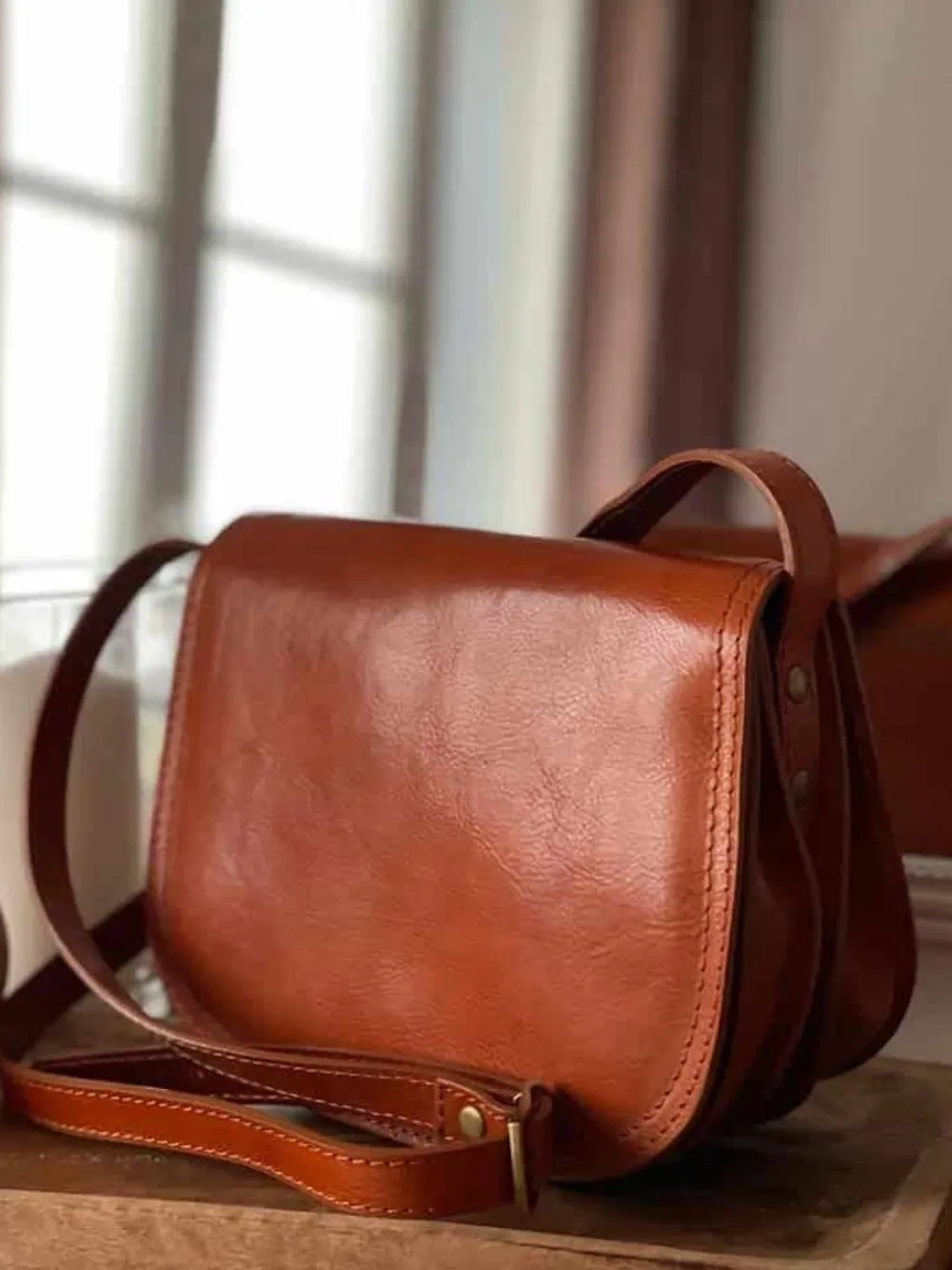 Best Sac Marron Camel Marlow Femmes Sac Porte Epaule Avec Sangle