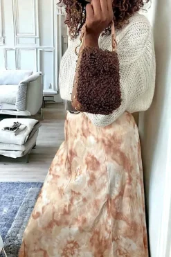 Hot Sac Marron Chocolat Shannon Femmes Sac Porte Epaule Avec Sangle