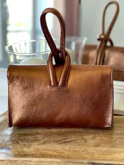Best Sale Sac Marron Cuivre Tammy Femmes Petit Sac