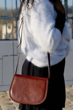 Sale Sac Marron Marlow Femmes Sac Porte Epaule Avec Sangle