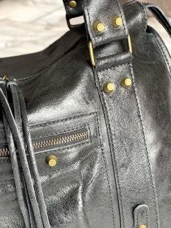 Sale Sac Noir Eloane Femmes Sac Porte Epaule Avec Anse