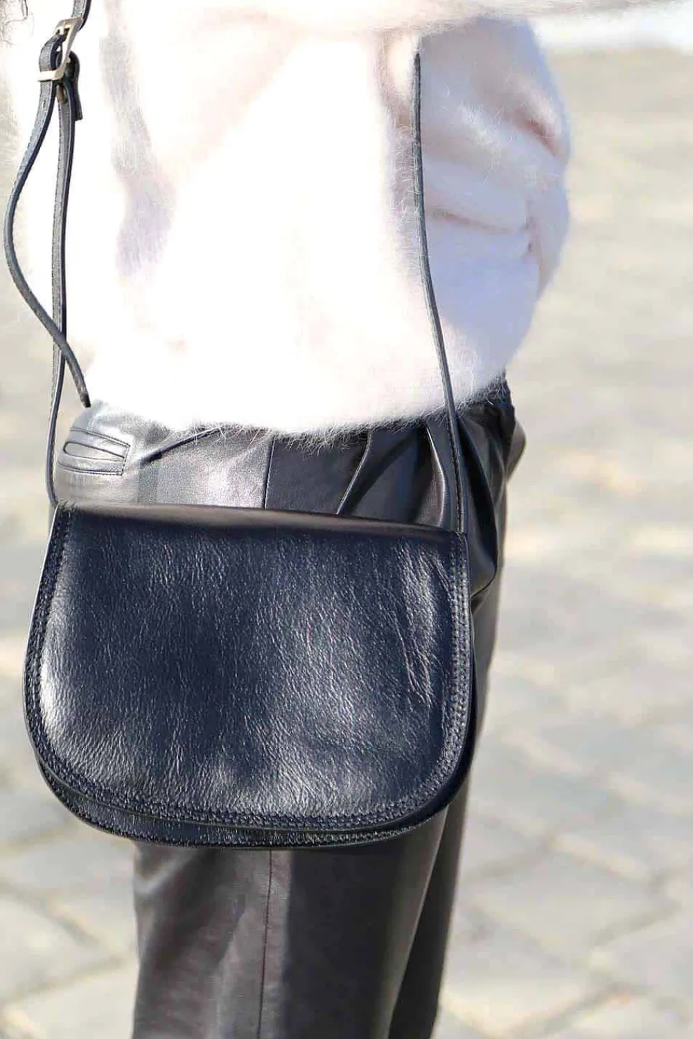Clearance Sac Noir Marlow Femmes Sac Porte Epaule Avec Sangle