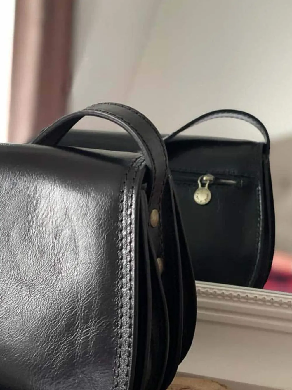 Clearance Sac Noir Marlow Femmes Sac Porte Epaule Avec Sangle