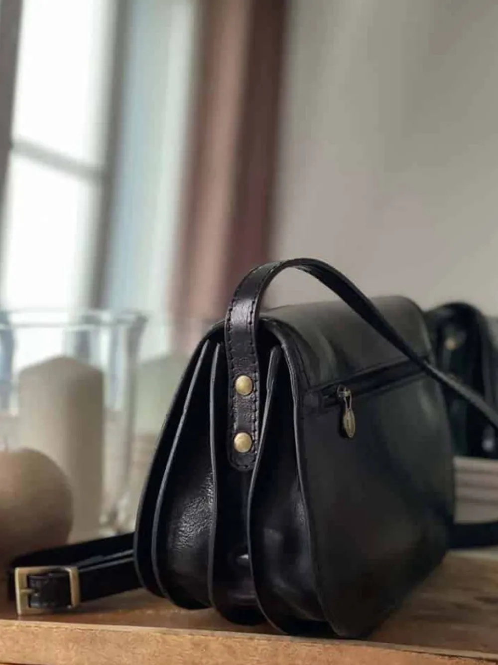 Clearance Sac Noir Marlow Femmes Sac Porte Epaule Avec Sangle