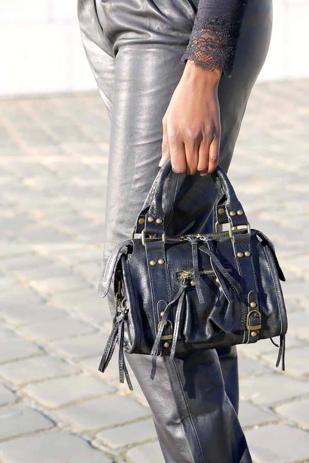 Outlet Sac Noir Petit Eloane Femmes Sac Porte Epaule Avec Sangle