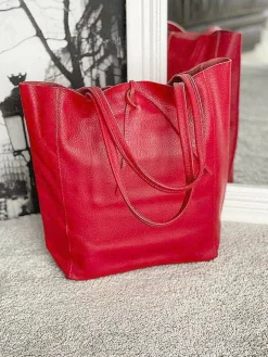 Hot Sac Rouge Agata Femmes Sac Format A4 Et +