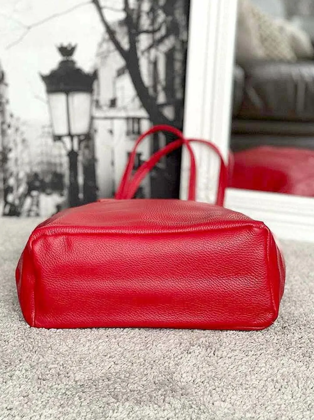 Hot Sac Rouge Agata Femmes Sac Format A4 Et +
