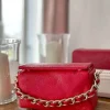 Cheap Sac Rouge Clover Femmes Sac Porte Epaule Avec Sangle