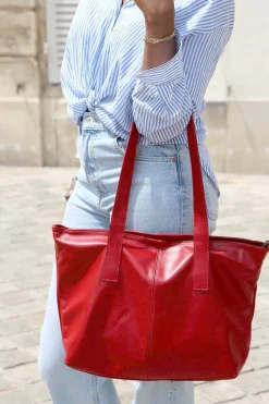 Best Sac Rouge Noemie Femmes Sac Format A4 Et +