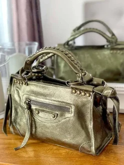 New Sac Vert Anis Fabiola Femmes Sac Porte Epaule Avec Sangle