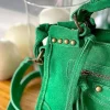 Best Sale Sac Vert Pomme Bradie Femmes Sac Porte Epaule Avec Sangle