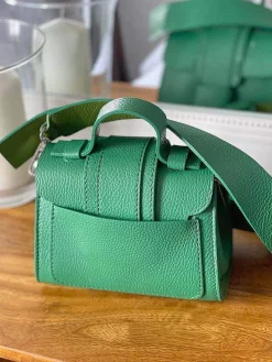 Store Sac Vert Pomme Drixy Femmes Sac Porte Epaule Avec Sangle