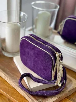 Store Sac Violet Jasmyne Mini Femmes Sac Porte Epaule Avec Sangle