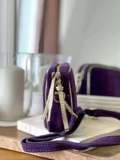 Store Sac Violet Jasmyne Mini Femmes Sac Porte Epaule Avec Sangle