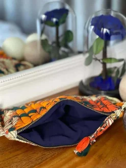 Best Sale Trousse De Toilette Orange Millie Femmes Pochette & Trousse