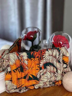 Best Sale Trousse De Toilette Orange Millie Femmes Pochette & Trousse