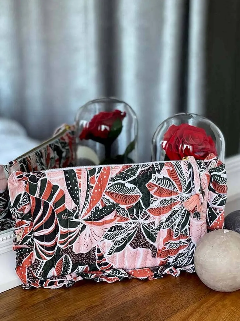 New Trousse De Toilette Rose Millie Femmes Pochette & Trousse