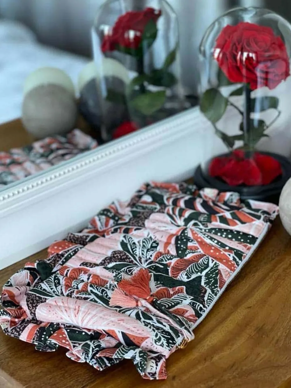 New Trousse De Toilette Rose Millie Femmes Pochette & Trousse